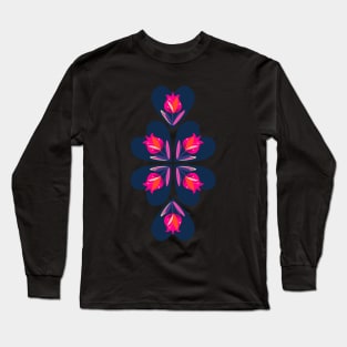 Red Tulip Heart Long Sleeve T-Shirt